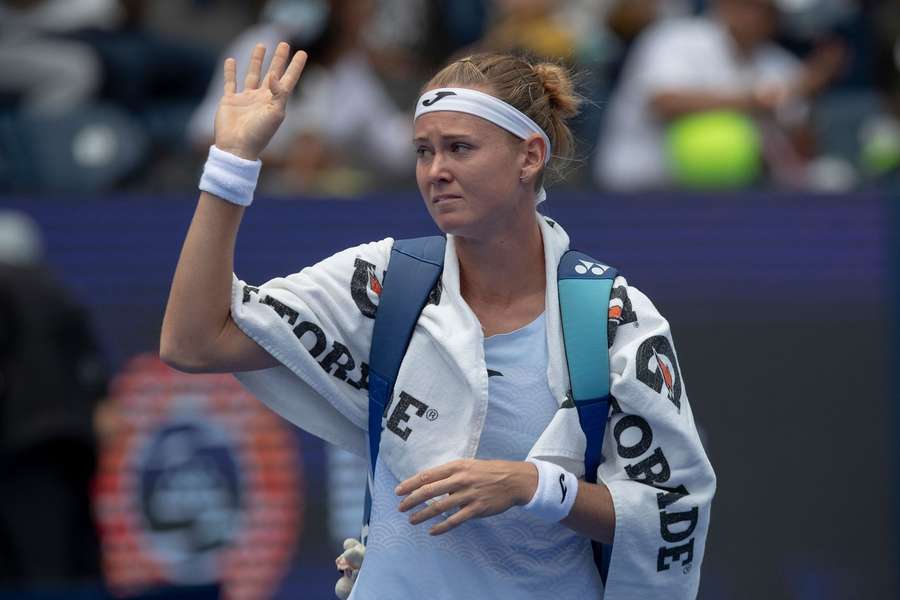 Marie Bouzková vyhlíží start turnaje v Pekingu.