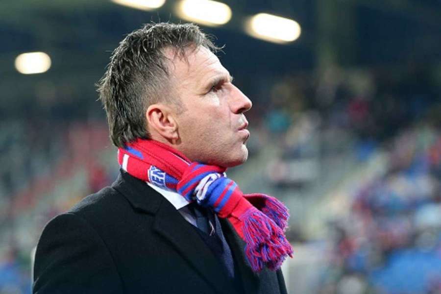 Trenér Karel Krejčí na snímku z doby, kdy slavil úspěchy s Viktorií Plzeň.