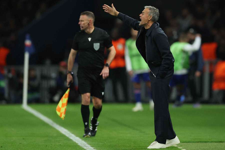 Luis Enrique mardi soir. Luis Enrique mardi soir.