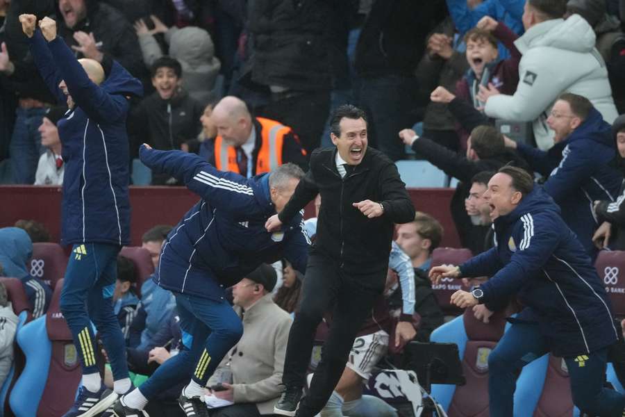 Unai Emery, treinador do Aston Villa