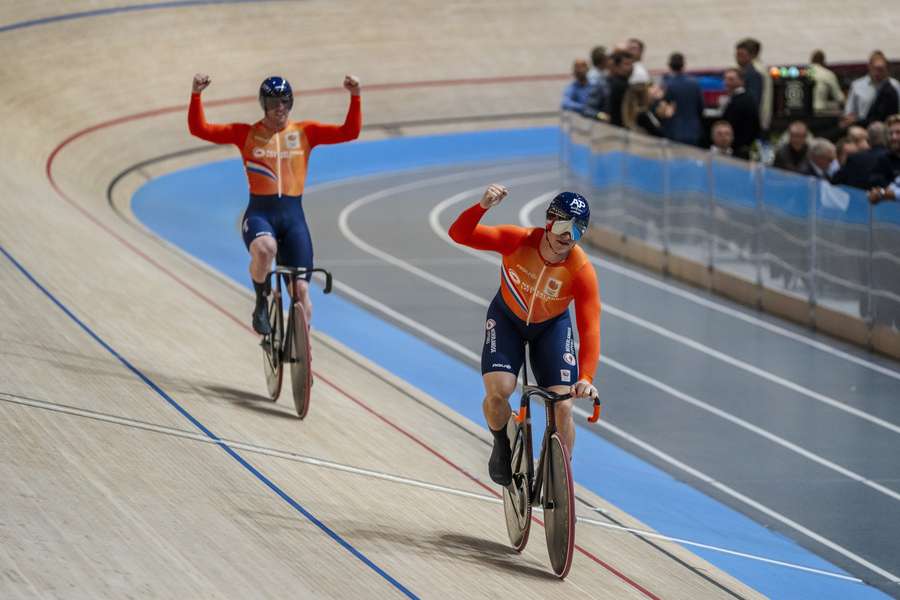 Lavreysen en Hoogland hopen nu de finale te bereiken