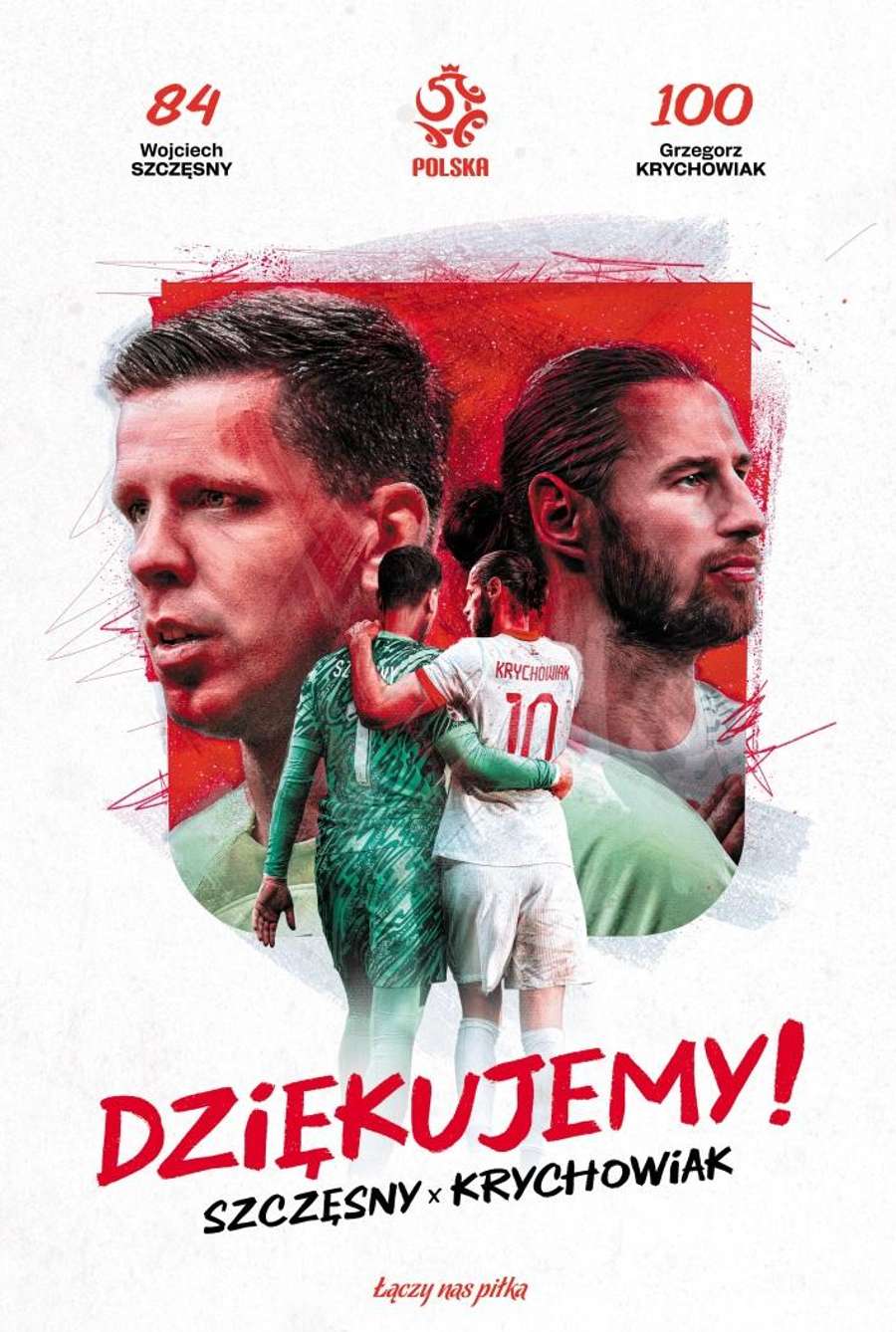 O cartaz oficial da despedida de Krychowiak e Szczęsny