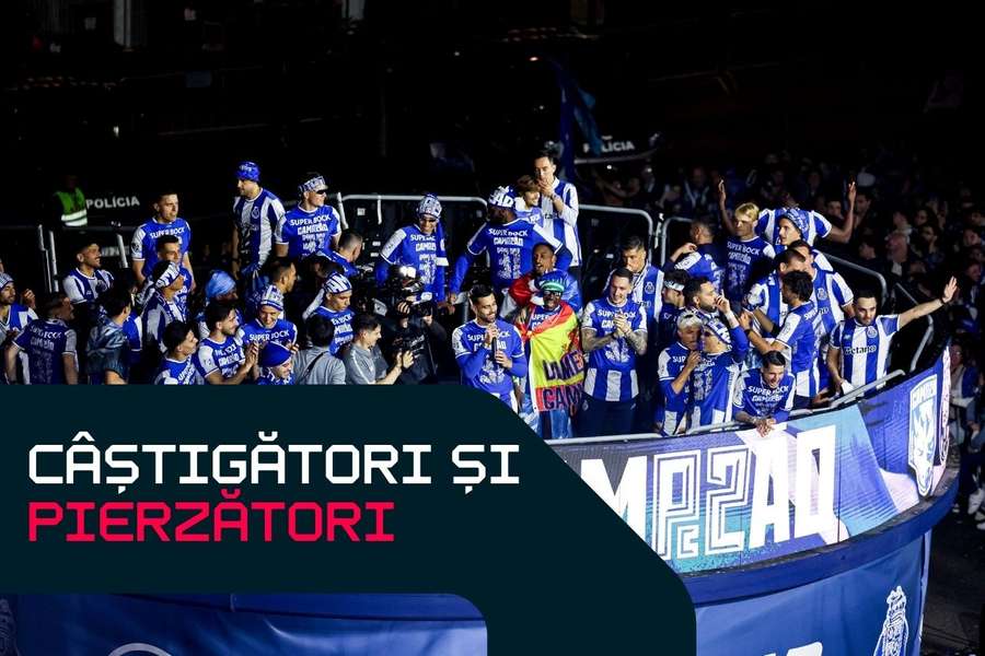 Sărbătoarea FC Porto după titlul cucerit pe Dragão
