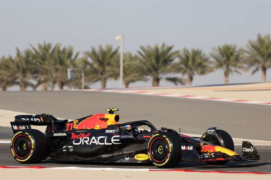 Red Bull's Mexican driver Sergio Perez