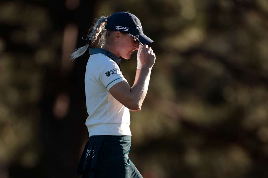 Hull in action at LPGA Annika