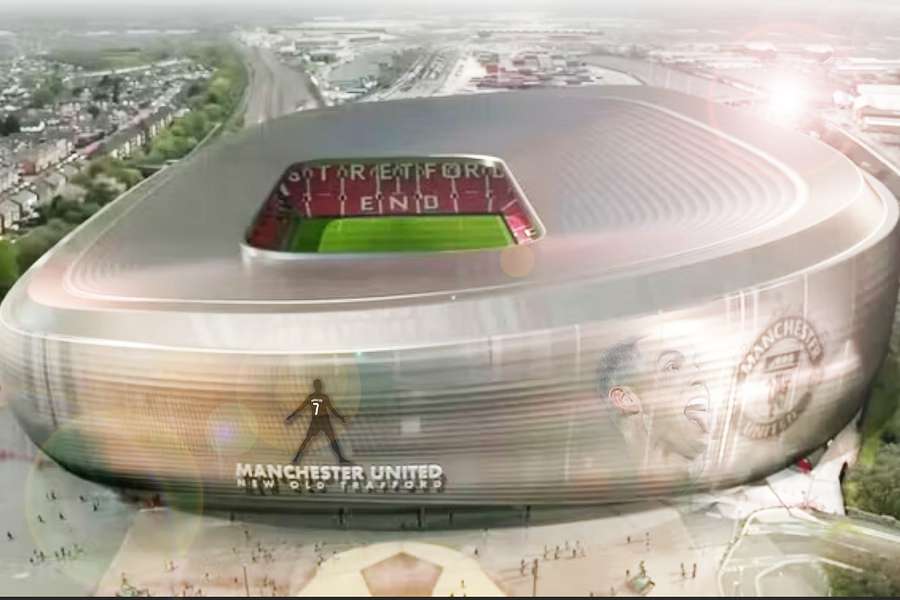 Ronaldo also unveiled an architect's mock-up of his new stadium plans