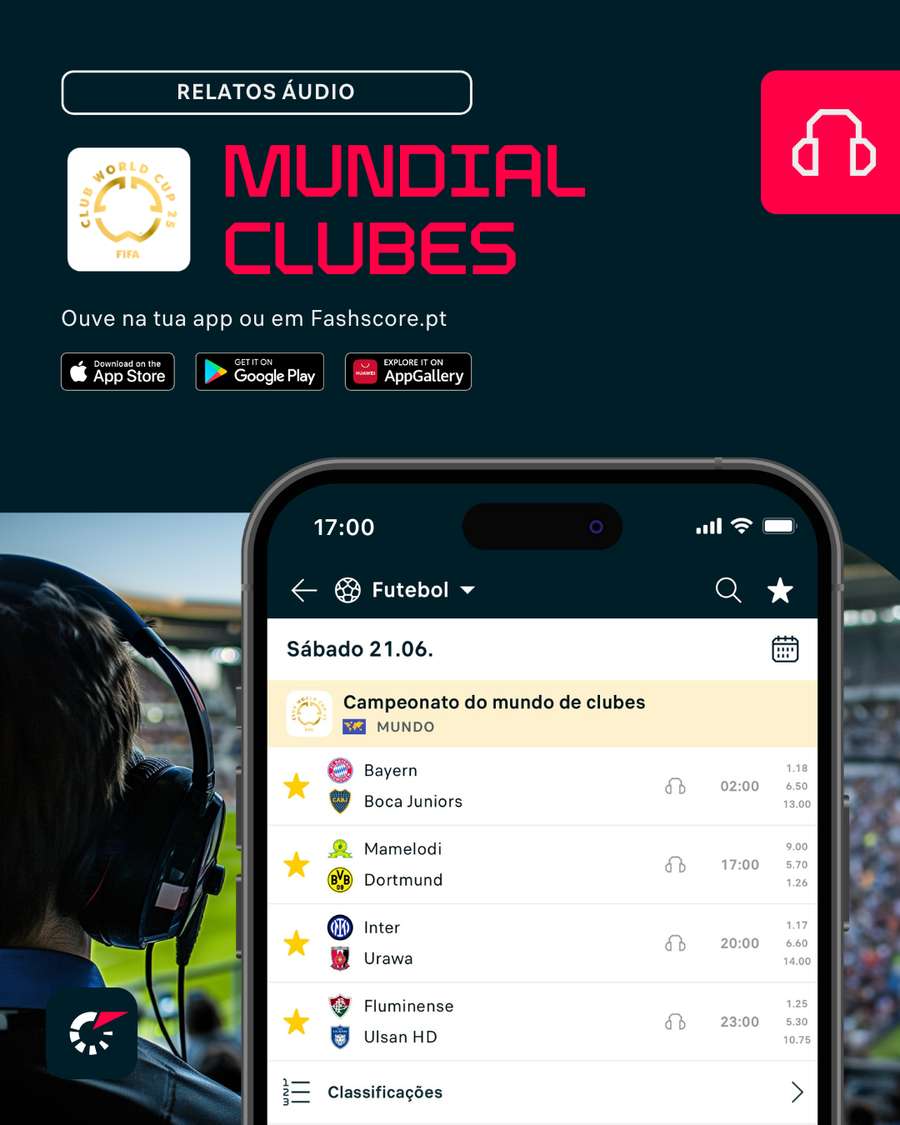 Os jogos deste sábado