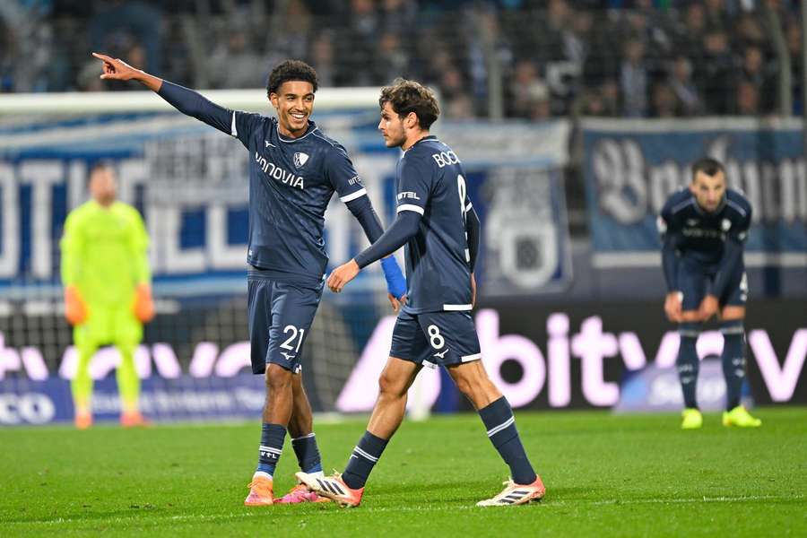 Francis Onyeka (l.) und Kjell Wätjen sind beide an den VfL Bochum ausgeliehen Francis Onyeka (l.) und Kjell Wätjen sind beide an den VfL Bochum ausgeliehen
