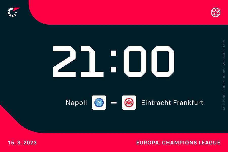 21:00: Napoli - Eintracht Frankfurt