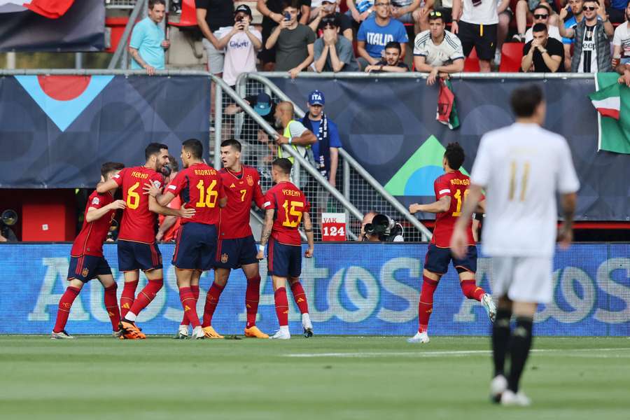 Fotbalisté Španělska otevřeli skóre velmi rychle.