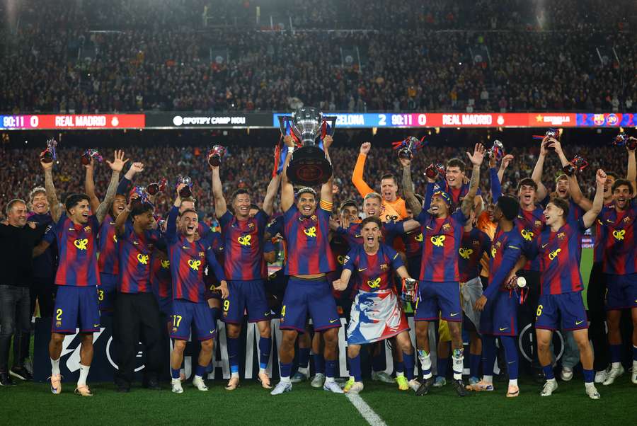 Il Barcellona trionfa nella Liga Il Barcellona trionfa nella Liga