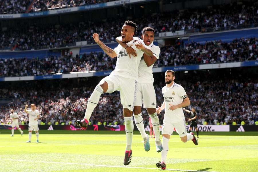 Real Madrid's Eder Militao netted the first goal for the hosts 