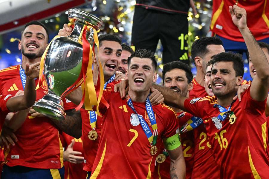 Morata foi o capitão de Espanha no Europeu