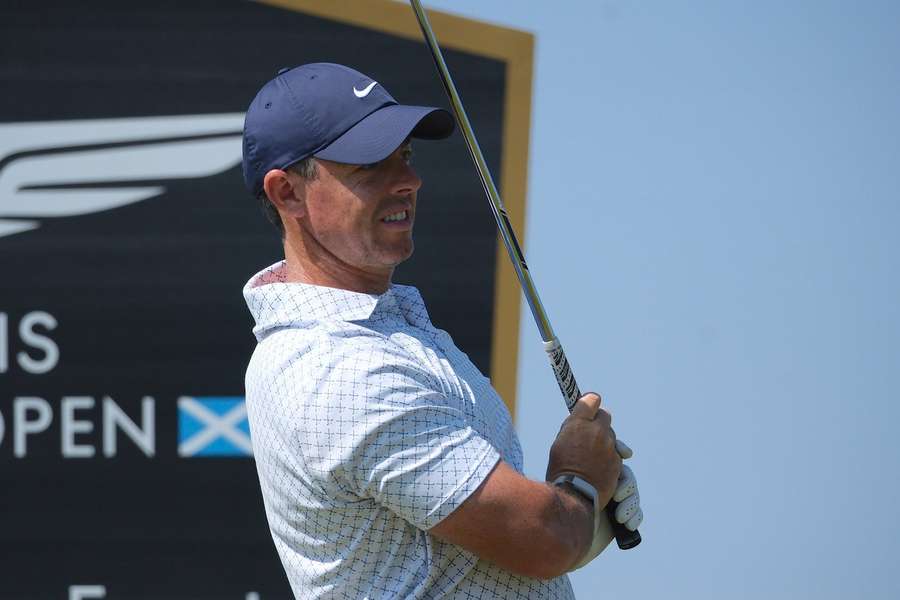 McIlroy in action in Scotland McIlroy in action in Scotland