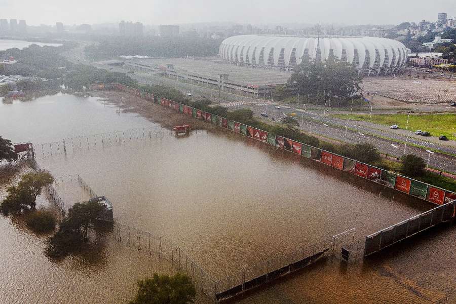 Beira-Rio e imediações foram severamente castigadas pela tragédia climática no Sul do país