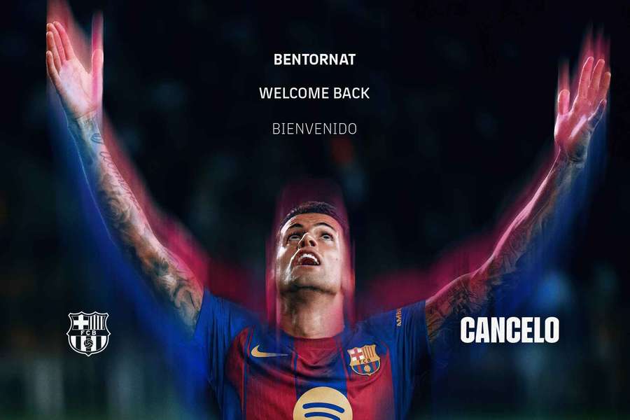 Joao Cancelo regressa ao Barcelona