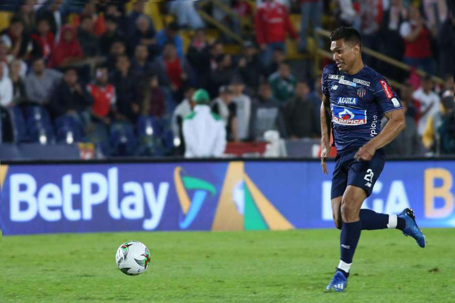 Teo Gutiérrez, con el Junior