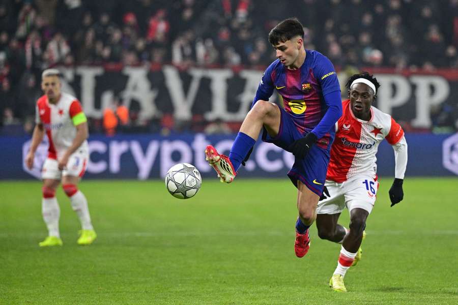 Pedri hat sich gegen Slavia Prag verletzt Pedri hat sich gegen Slavia Prag verletzt