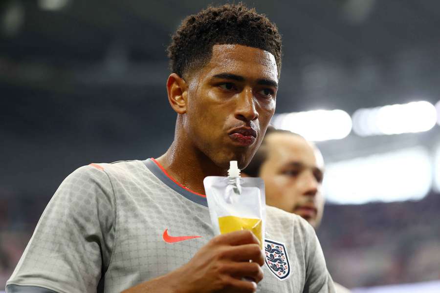 Jude Bellingham pictured ahead of England's clash with Croatia Jude Bellingham pictured ahead of England's clash with Croatia