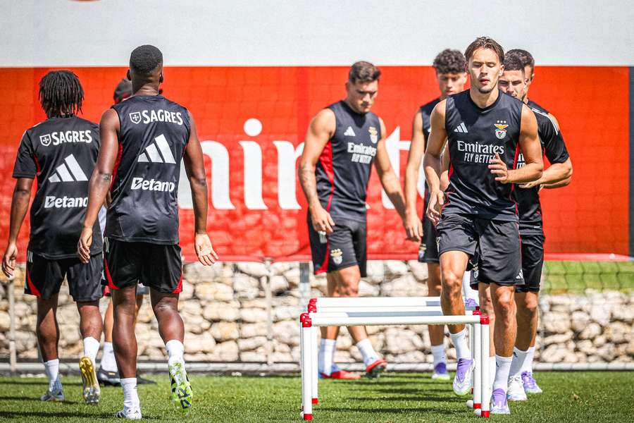 Benfica voltou aos treinos