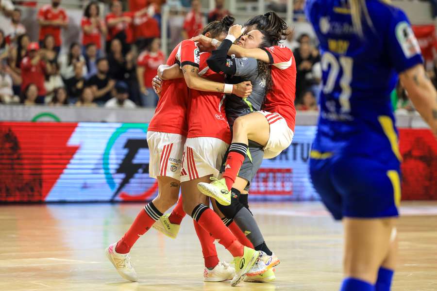 Benfica derrotou o Nun'Álvares e conquistou a Taça de Portugal feminina de futsal