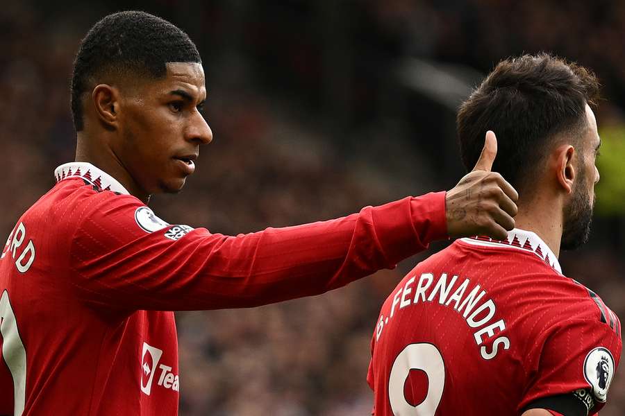 Rashford marcou dois gols na vitória do United