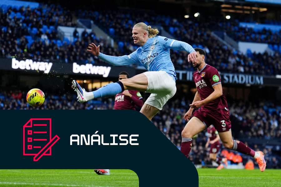 Haaland bisou no triunfo do Manchester City