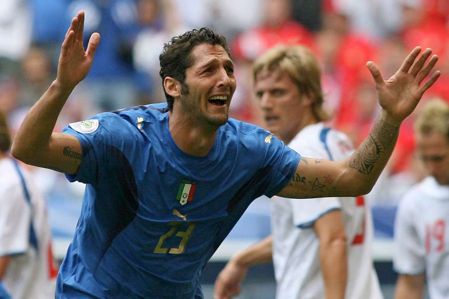 Marco Materazzi v zápase MS 2006 proti Českej republike.