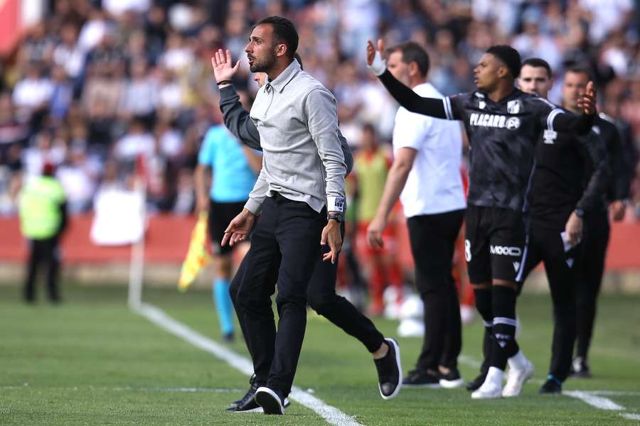 Gil Lameiras, treinador do Vitória SC