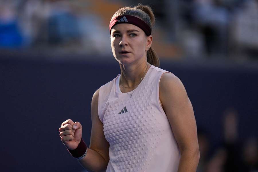 Karolína Muchová vyhrála dramatickou bitvu na Masters. Karolína Muchová vyhrála dramatickou bitvu na Masters.