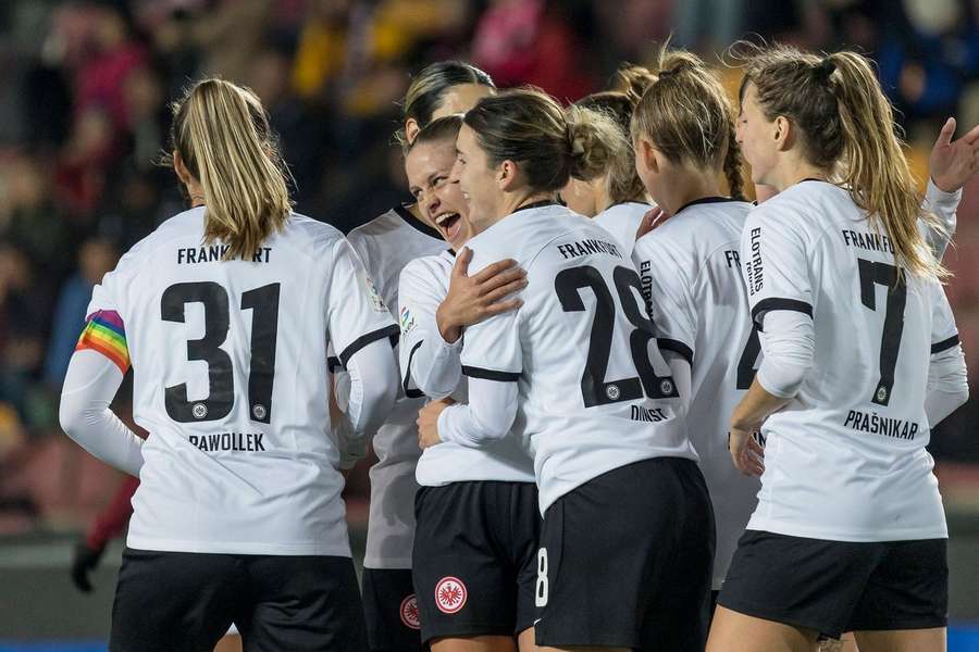 Erstmals in der Gruppenphase der Frauen Champions League: Eintracht Frankfurt