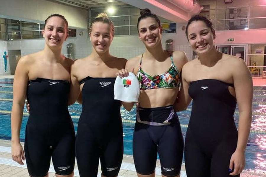 Camila Rebelo, Ana Pinho Rodrigues, Mariana Cunha e Francisca Martins estabeleceram um novo recorde nacional nos 4x100 metros estilos