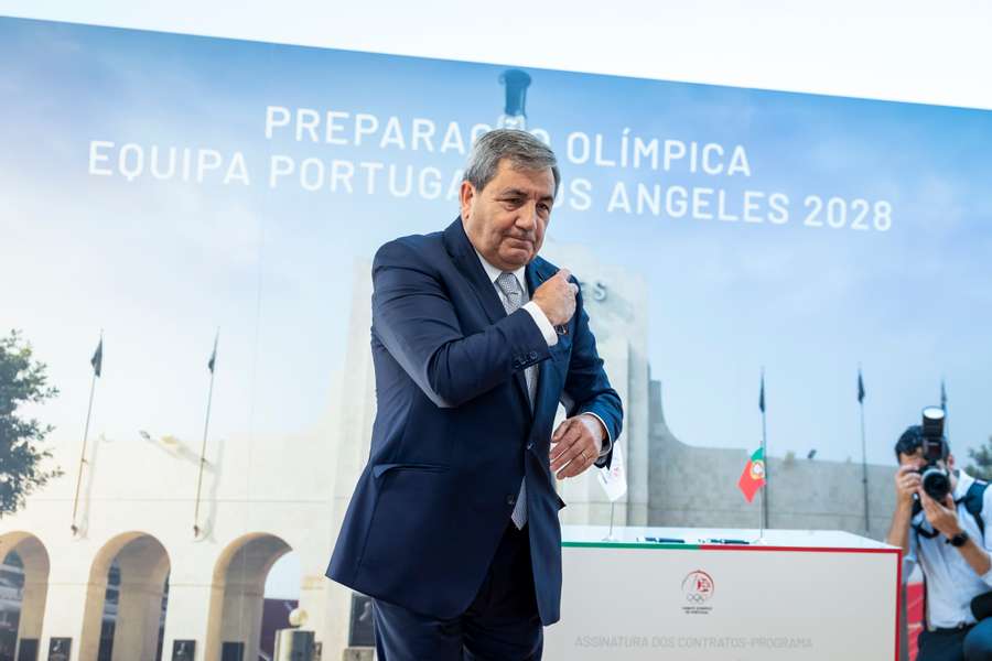 O presidente do Comité Olímpico de Portugal, Fernando Gomes