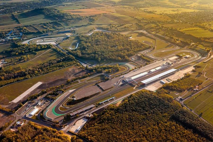 De Hungaroring ligt er mooi bij