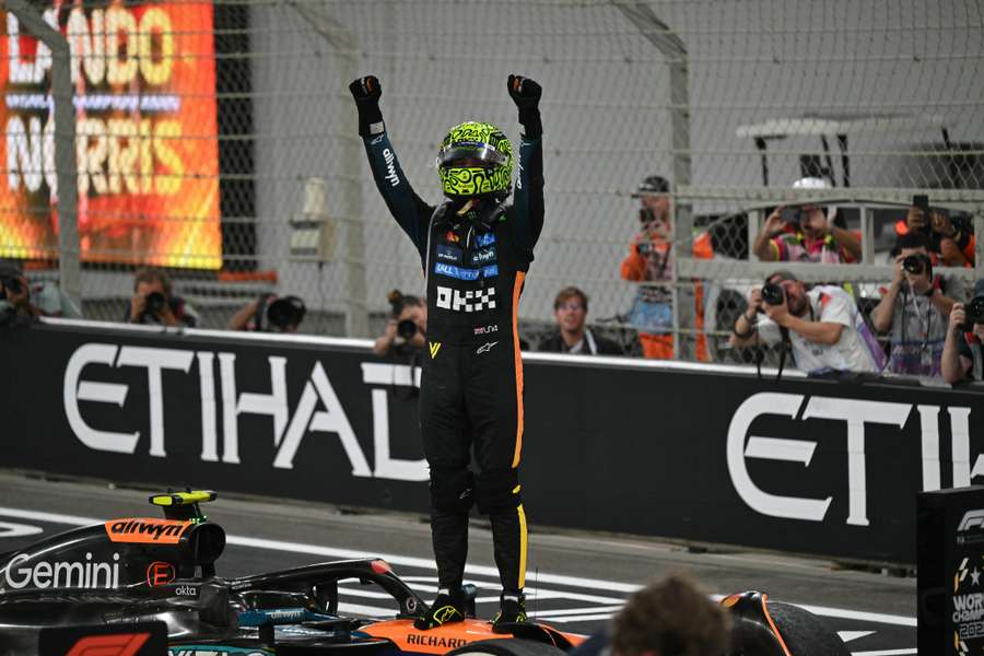 Lando Norris, incoronato Campione del mondo. Lando Norris, incoronato Campione del mondo.