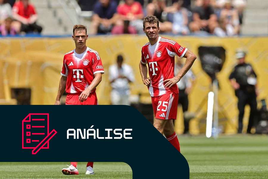 Joshua Kimmich e Thomas Muller, do Bayern de Munique