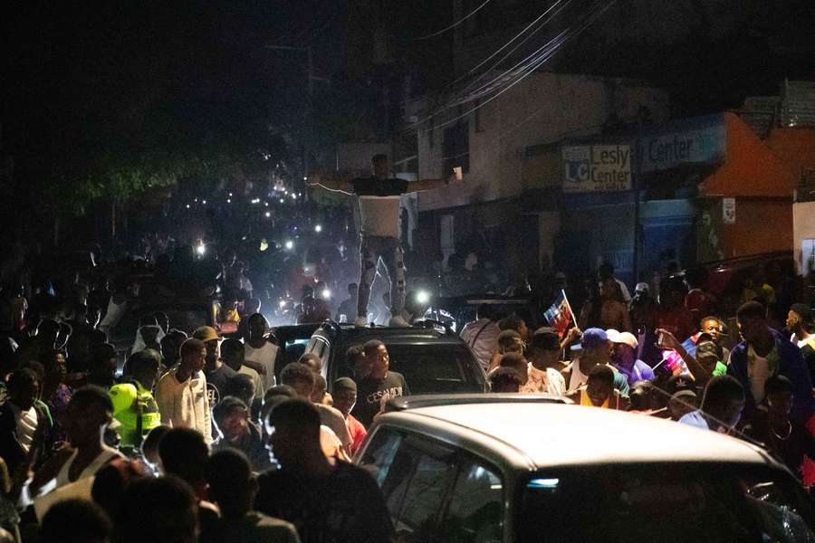 Port-au-Prince am Dienstagabend.