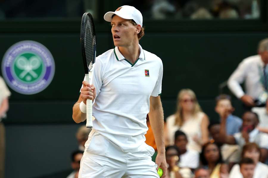 Jannik Sinner at Wimbledon