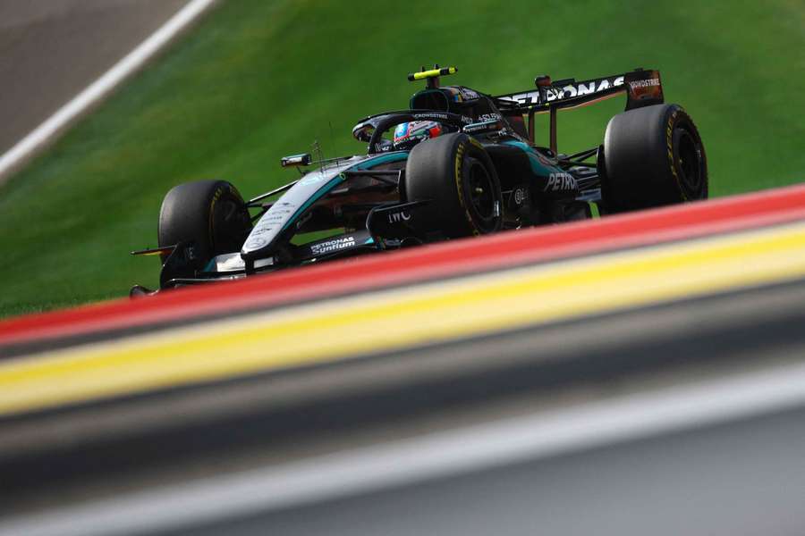 Mercedes' Kimi Antonelli during practice Mercedes' Kimi Antonelli during practice