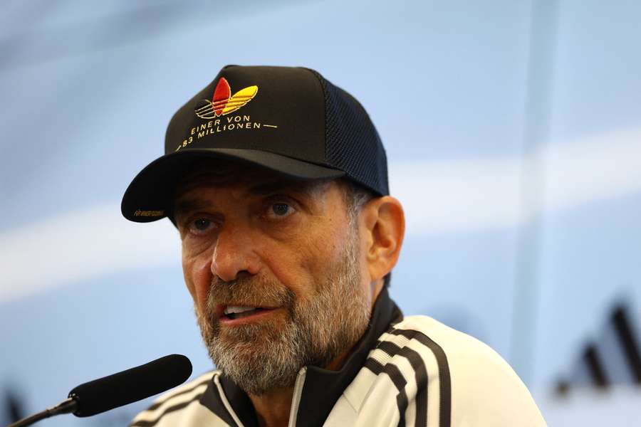 Jürgen Klopp en conférence de presse ce jeudi. Jürgen Klopp en conférence de presse ce jeudi.