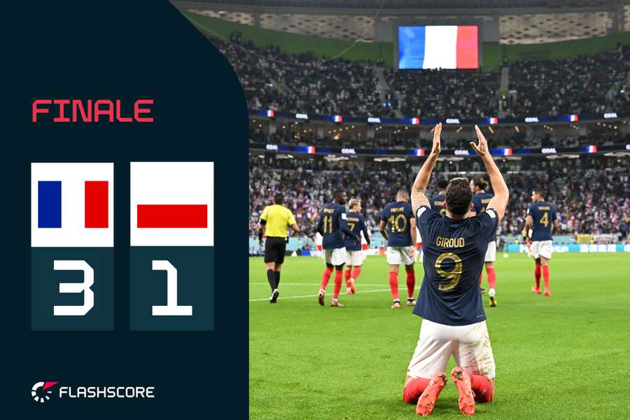 Francia-Polonia 3-1