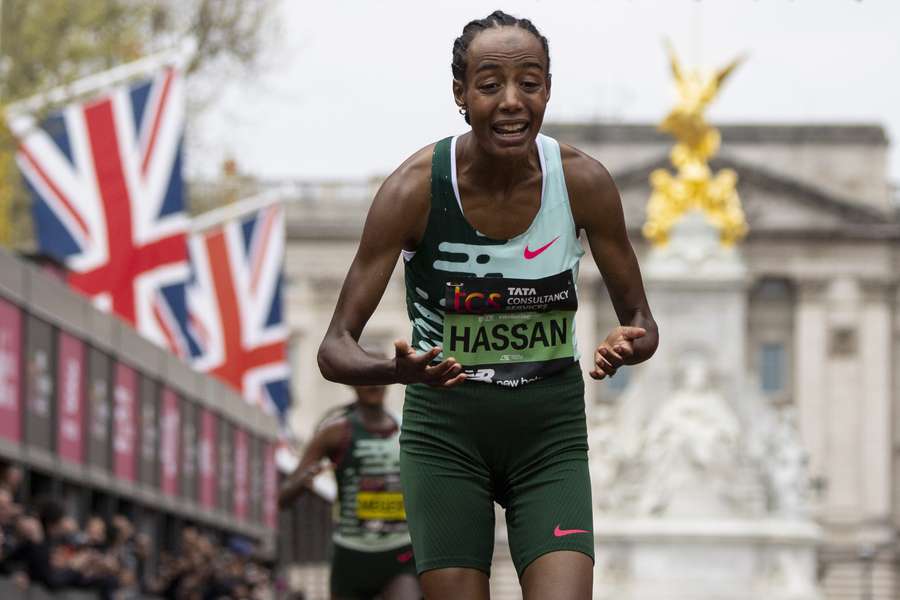 Sifan Hassan wint de marathon van Londen