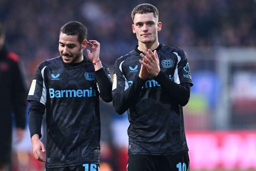 Die Leverkusen-Profis Buendia (l.) und Wirtz (r.) Die Leverkusen-Profis Buendia (l.) und Wirtz (r.)