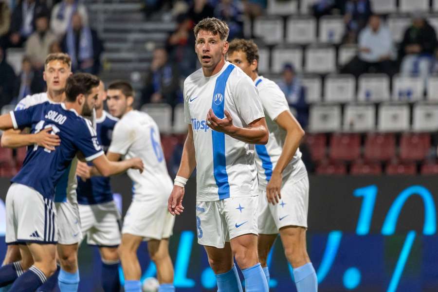 Slovanu Liberec měl po utkání v Olomouci výhrady kvůli neuznaným gólům.