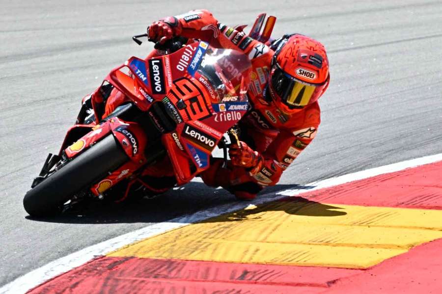 Marc Márquez confirmou favoritismo em Aragão