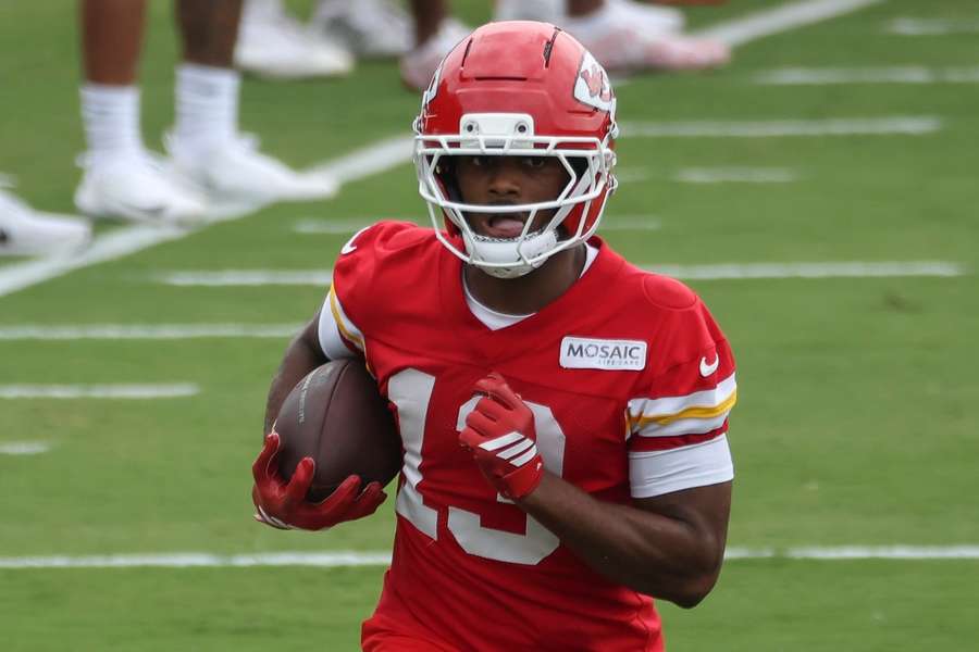 Chiefs rookie wide receiver Cyrus Allen Chiefs rookie wide receiver Cyrus Allen