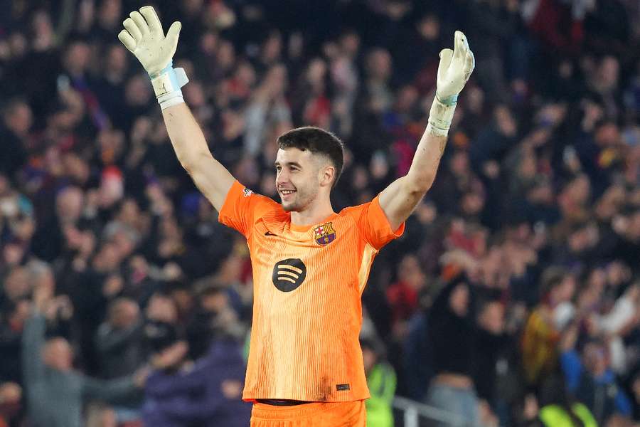 Joan García, jugador del Barça