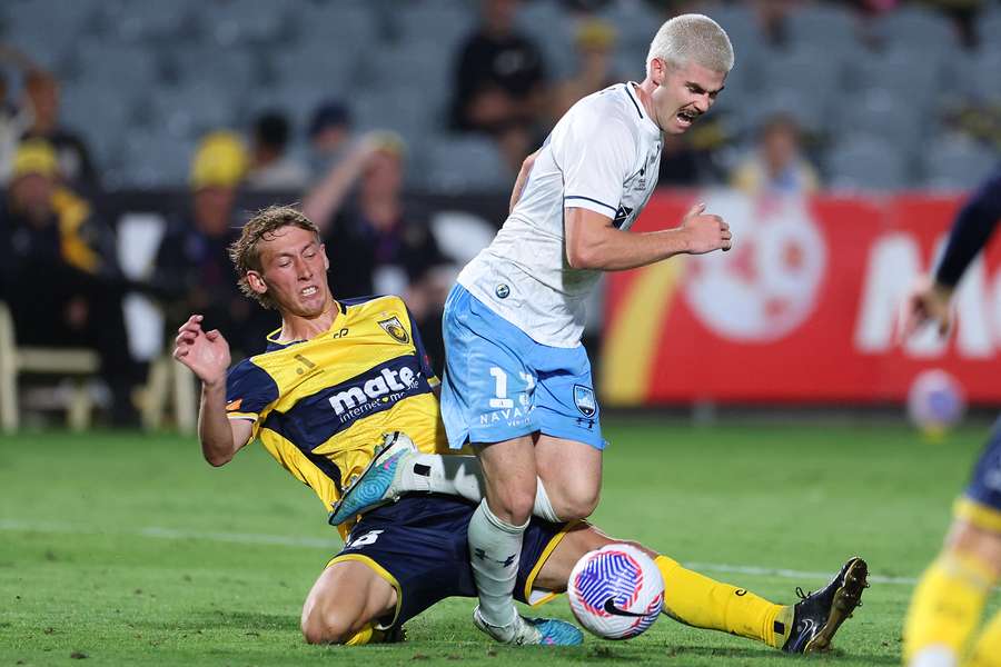 Patrick Wood não vai esquecer o falhanço no Mariners-Sydney FC.