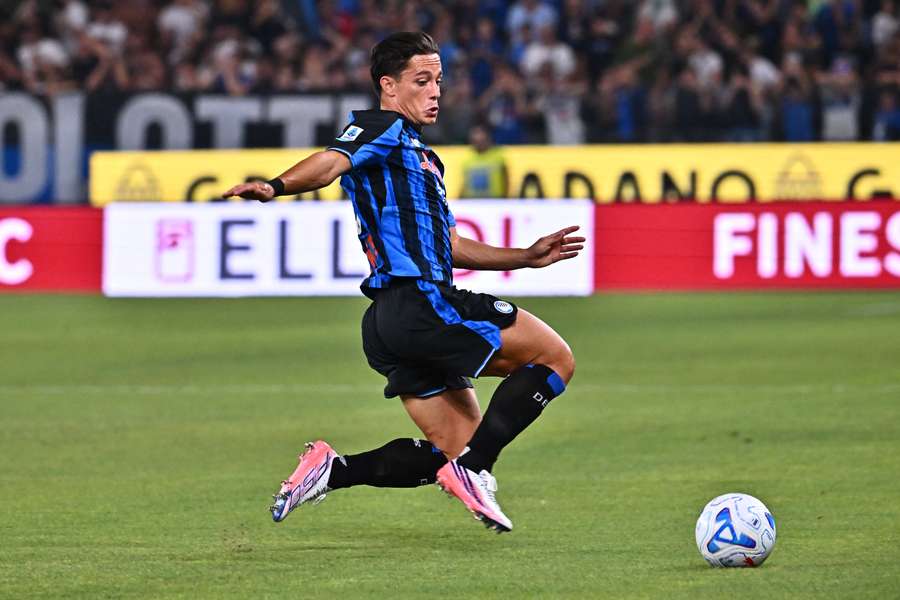 Giacomo Raspadori durante Atalanta-Athletic Bilbao nel XXVII Trofeo Bortolotti 
