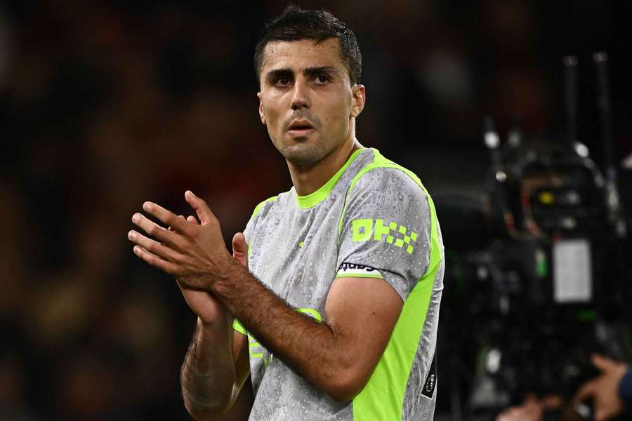 Rodri à l’œuvre avec Man City Rodri à l’œuvre avec Man City